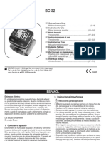 Beurer BC 32 Blood Pressure Monitor - Español