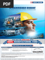 HDFC Manufacturing Fund NFO One Pager English