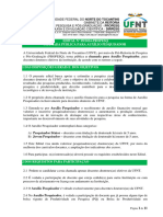 Edital Nº 009 - 2024-Propesq - UFNT - Chamada Pública Auxilio Pesquisador