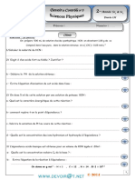 Devoir de Contrôle N°3 - Physique - 2ème Sciences (2012-2013) MR Galaî Abdelhamid