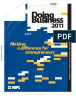 World Bank - Doing Business 2011 - Making A Difference For Entrepreneurs - APEC-World Bank Publications (2010)