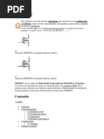 MOSFET Funcionamiento