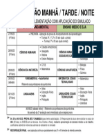 Calendario 3 Avaliaçao