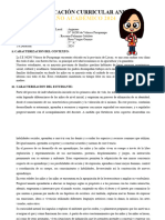 Planificación Curricular Anual 2do Grado B