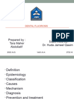 Dental Fluorosis and Its Prevention