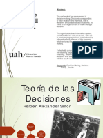 Toma de Decisiones Herbert Simon