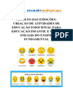 PROJETO EMOÇÕES Educação Infantil