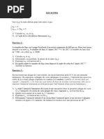 Suites Numériques