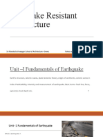 Earthquake Resistant Architecture Unit 1