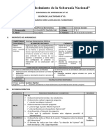 EXPERIENCIA DE APRENDIZAJE 05 SEMANA 05 - 5° AÑO RGOBIERNO DE FUJIMORI LV BIMESTRE