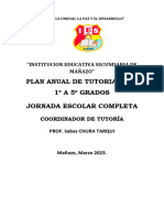 PLAN DE TUTORIA DE AULA 1ro A 5to 2023