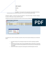 Generating An Intrastat Report