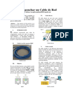 Informe para Cable de Red Con Conector RJ45