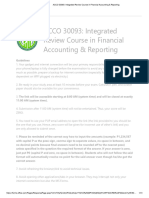 ACCO 30093 - Integrated Review Course in Financial Accounting & Reporting