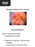 Pérdida Súbita de La Visión