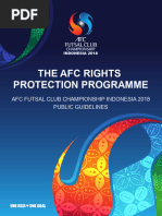 Afc Futsal Club Championship 2018 Rights Protection Programme