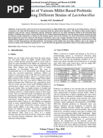 Millet Based Probiotic