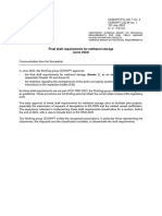 Final Draft Requirements For Methanol Storage