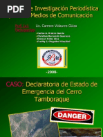 Tamboraque Contaminacion