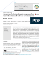 Adsorption of Chlorinated Organic Compounds From Water - 2019 - Arabian Journal