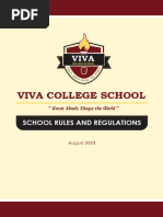 Viva School Rules A5 2021