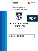 Plan de Refuerzo Ingles 2024