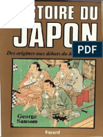 Histoire Du Japon - Georges Sansom