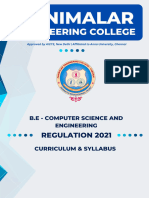 B.E. CSE-Curriculum & Syllabus