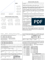 Lista de Exercícios - Sistema de Equações Lineares