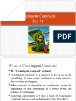 Contingent Contracts