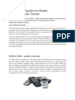 GSM: Global System For Mobile Communications Tutorial