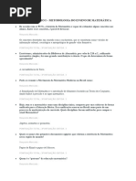 Questionário I - Metodologia Do Ensino de Matemática