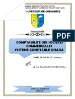 Comptabilite de Societe