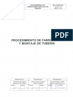 SD-CA-PR-047 (Fabricación y Montaje de Tuberías) V00