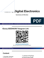 IE2104 Digital Electronics Summary (By Garage@EEE)