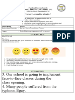 React To What Is Asserted or Expressed in A Text