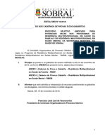 Divulgação - Cadernos de Prova - e - Gabaritos - Edital - 10 - 2018