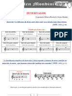 Teoria Musical - Intervalod Com Exercícios