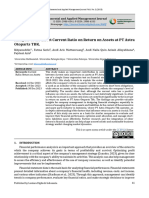 Analysis of The Effect Current Ratio On Return On Assets at PT Astra Otoparts TBK