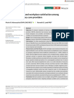 J Vet Emergen Crit Care - 2023 - Holowaychuk - Burnout Symptoms and Workplace Satisfaction Among Veterinary Emergency Care