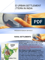 Rural and Urban Settlement Patterns in India