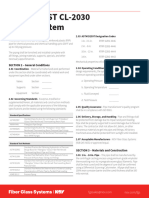 Centricast CL 2030 Piping System Spec Sheet