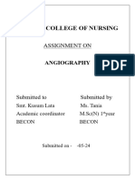 Angiography Assignment