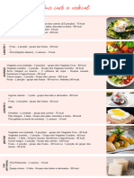 Cardápio Low Carb 1100 Kcal