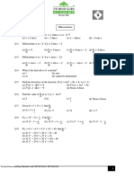 Differentiation DPP Class 11