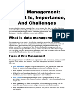 Data Management