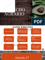 Derecho Agrario.