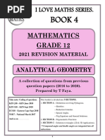 I Love Maths Series Book 4 - Analytical Geometry