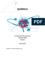 Cuadernillo Quimica - Tercero - 2024