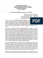 Ética y Derecho - La Ética Como Dimensión Integral de La Persona